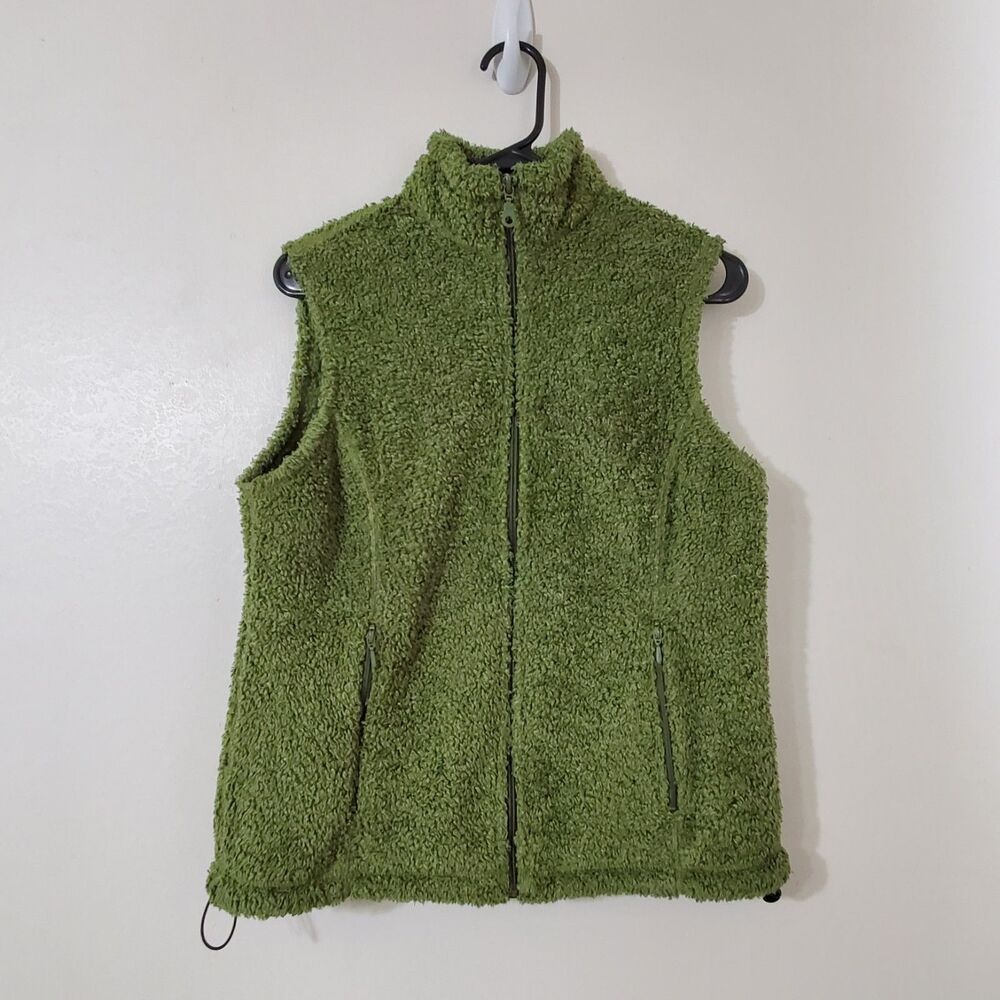 Cabela's Polartec High-Pile Fleece Vest Sz Medium Green
